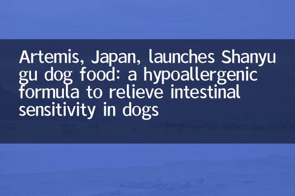 日本 Artemis 雅思推出善玉菌狗粮：低敏配方缓解犬类肠道敏感
