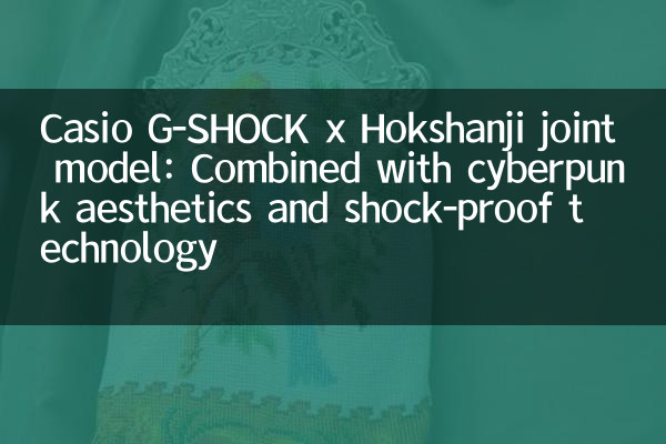 Casio G-SHOCK x 空山基联名款：赛博朋克美学与防震科技结合