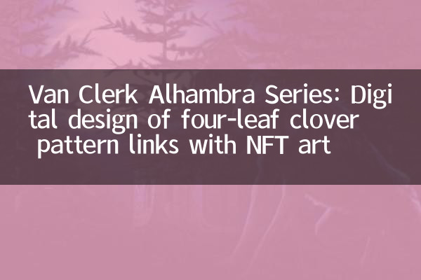 梵克雅宝 Alhambra 系列：四叶草图案的数字化设计与 NFT 艺术联动