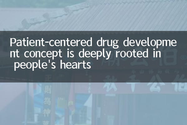以患者为中心的药物研发理念深入人心