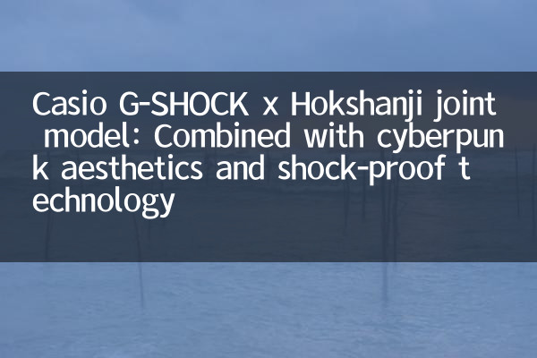 Casio G-SHOCK x 空山基联名款：赛博朋克美学与防震科技结合